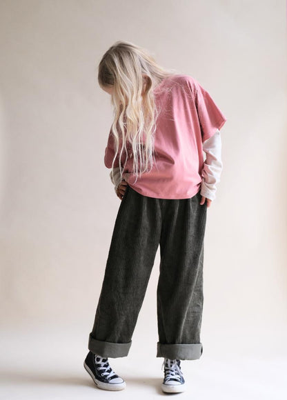 TORN CORDUROY PANTS