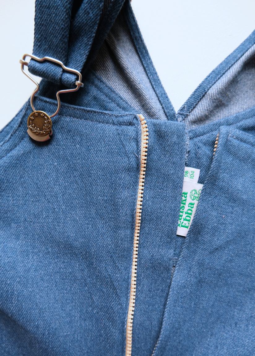 ROVA DUNGAREES SHORTS