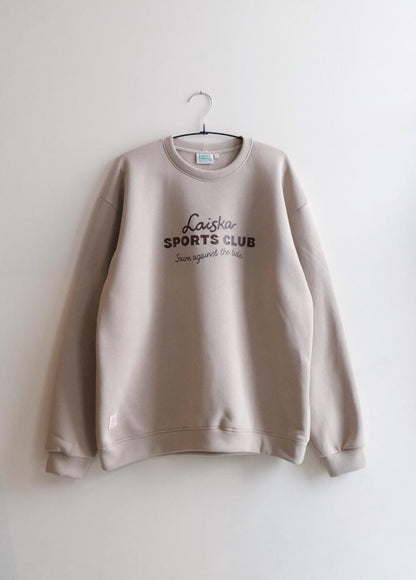 SWEATSHIRT AUS NATÜRLICHER BAUMWOLLE FÜR ERWACHSENE