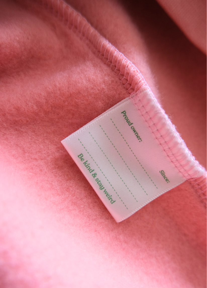 KIDDO BUBBLEGUM PINK RAGLAN SWEATSHIRT