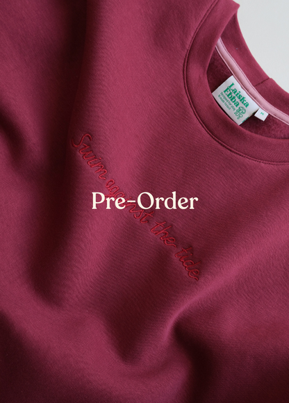 ADULT BURGUNDY SWEATSHIRT