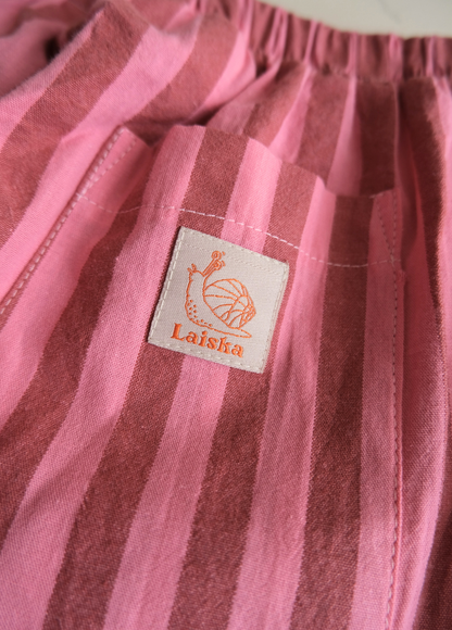 COTTON PANTS BERRY